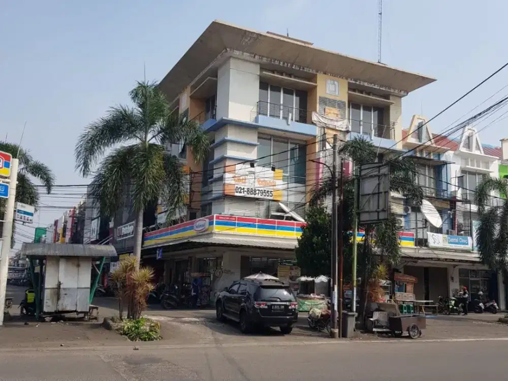 Dijual Ruko Hoek  4  lantai Berikut Usahanya (indomaret,bimbel,) Bulevard Hijau Kota Harapan Indah Bekasi