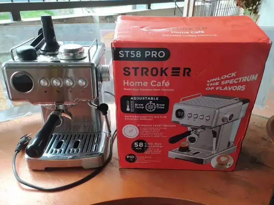 [BNOB] Mesin Kopi untuk Rumahan (STROKER ST58 PRO Home Cafe)