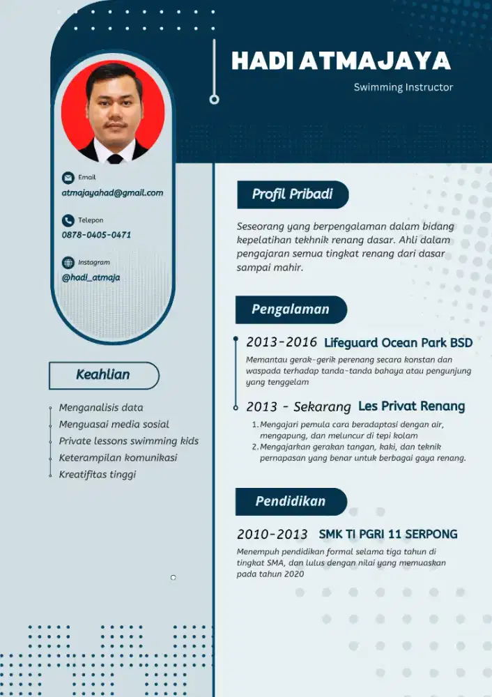 Privat Renang swimming instructur