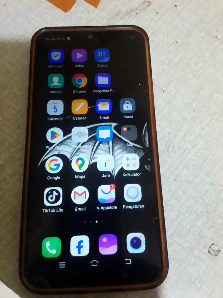 Vivo y15 ram 3/64 minus retak halus