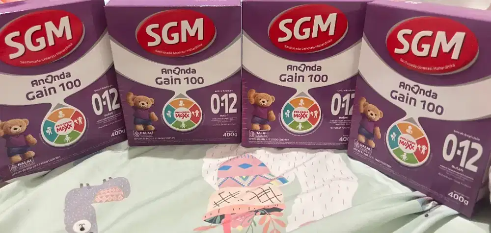 JUAL SUSU SGM 100 GAIN USIA 0- 12 Bulan