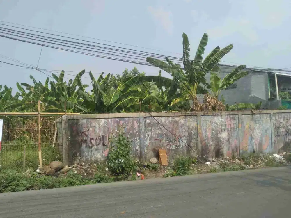 Jual Bu 4,5 JT/m²  Tanah Strategis Pinggir Jalan Raya di Cimanggis Depok