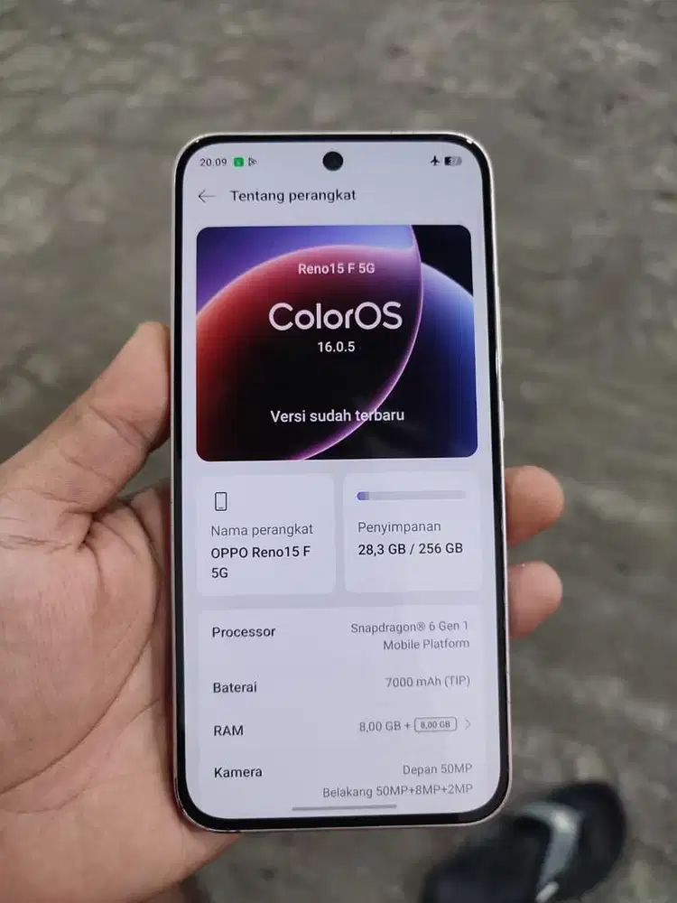 Oppo reno 15F Ram 8/256Gb