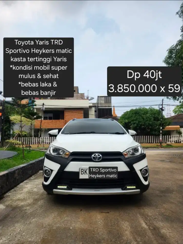 Toyota Yaris TRD Sportivo Heykers matic 2017 pemakaian 2018
