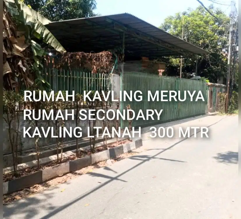 Tanah Kav 300 meter di meruya selatan dkt joglo palmerah jelambar