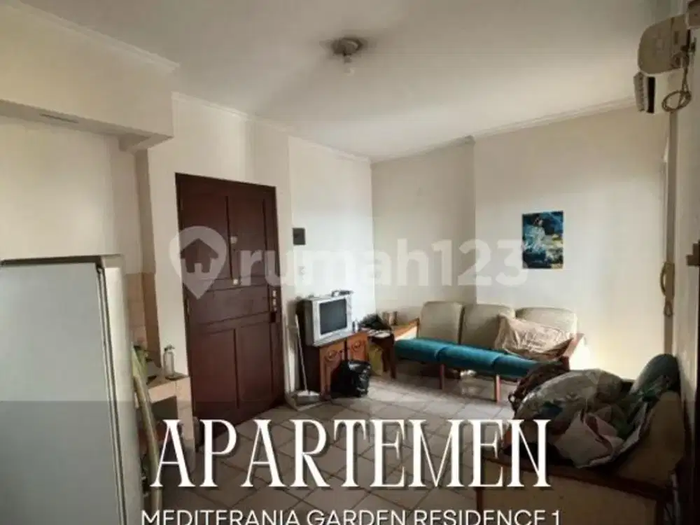 Apartemen Murah 2Br Furnished Lantai Tinggi View City di Mediterania Garden Residence 1, Jakarta Barat