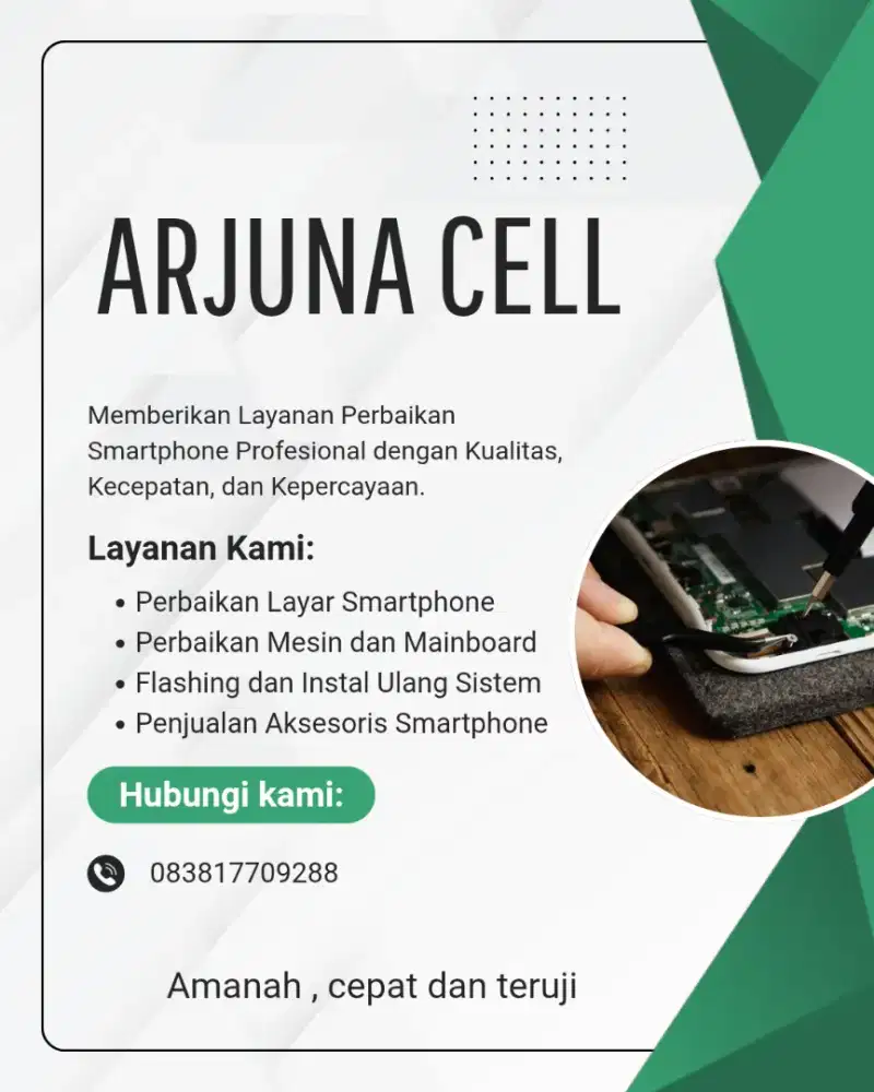 Jas service handphone