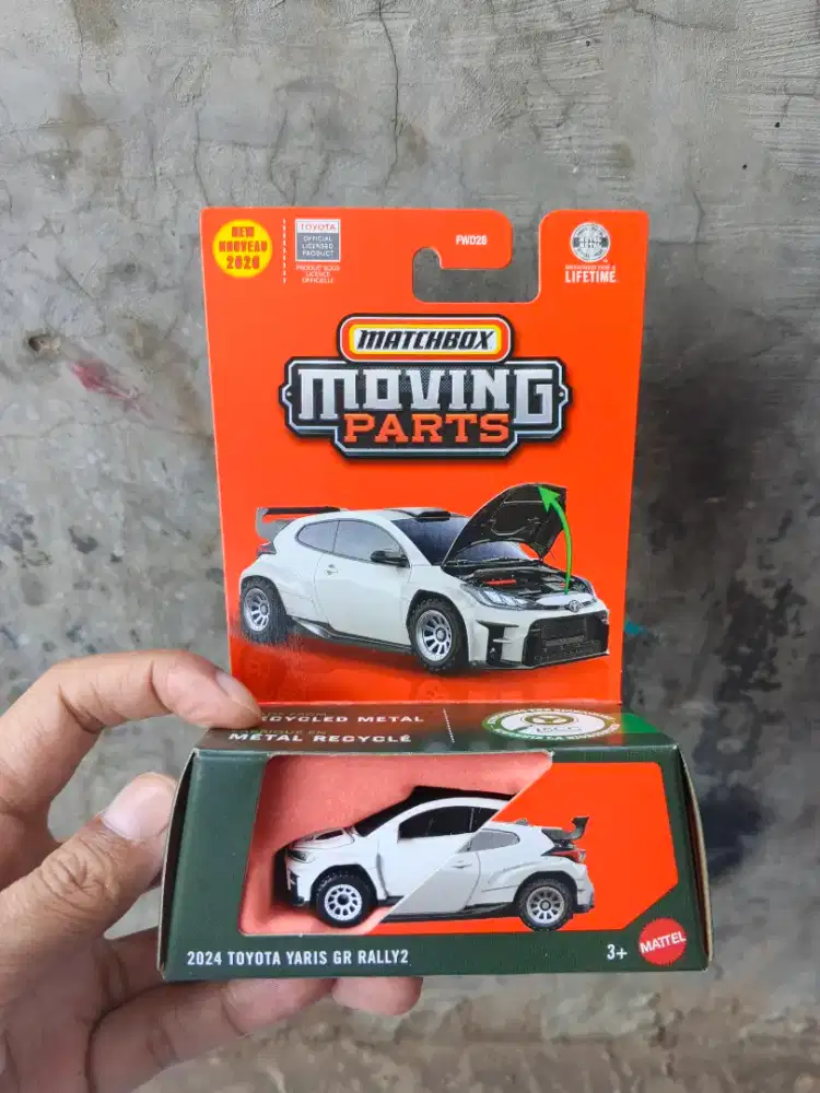 Matchbox Moving parts 1/64 diecast Toyota yaris GR Rally 2