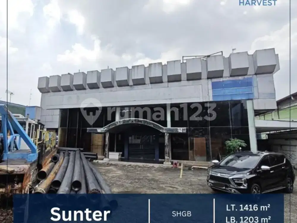 Dijual Cepat Gudang Lokasi Strategis di Sunter