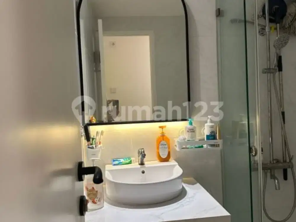 Apartemen Bagus, 3 Dijadikan 2Br Full Furnished Lantai Tinggi Banyak Fasilitas di Apartemen Mediterania 2, Jakarta Barat