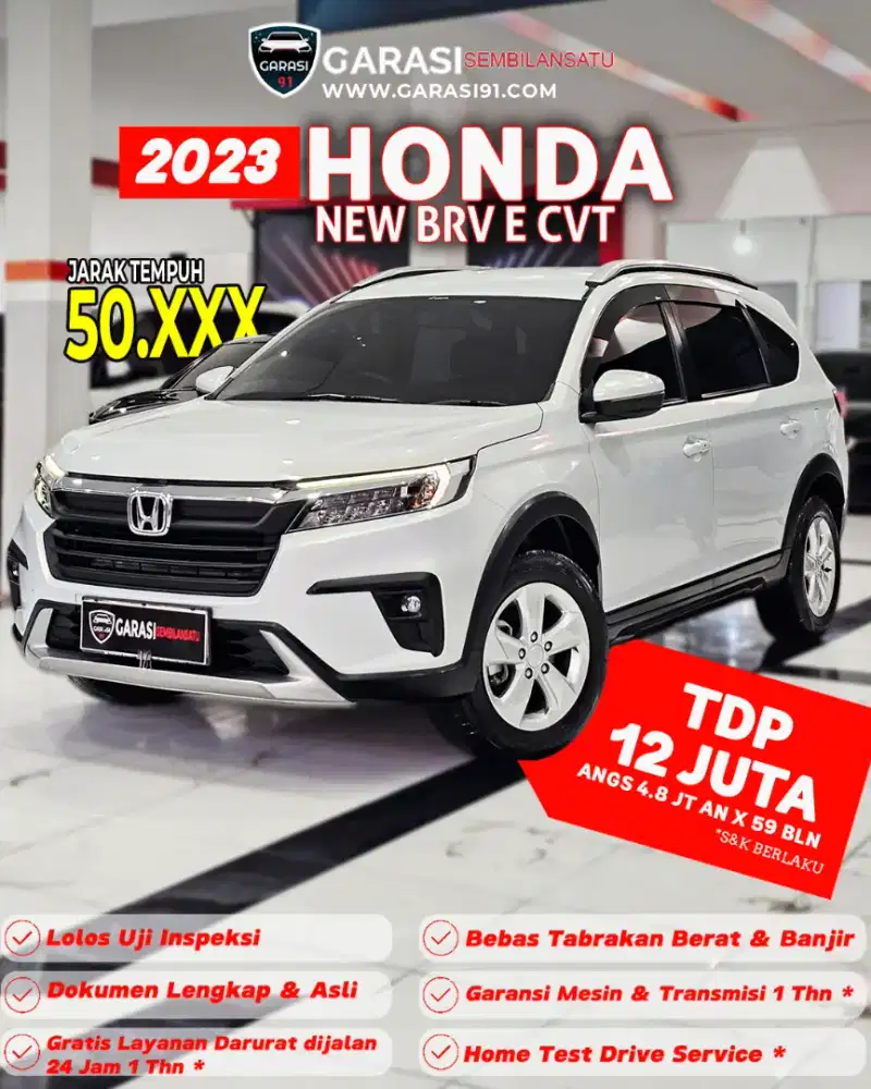‼️TDP 12 JT‼️HONDA BRV E CVT 2023