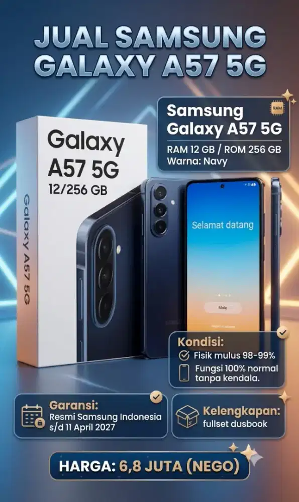 Samsung Galaxy A57 5G 12/256 GB Navy