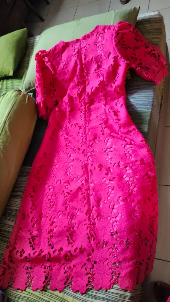 Jual dress dny pink fanta