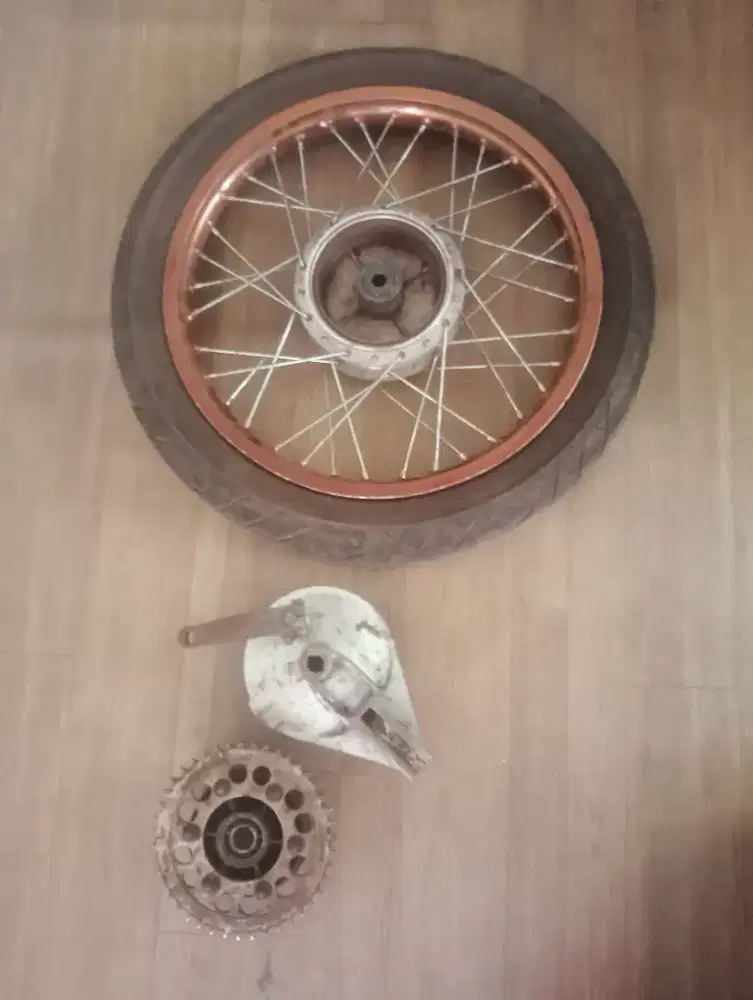 Velg jari jari recing merk BAROS ring 17 fulset