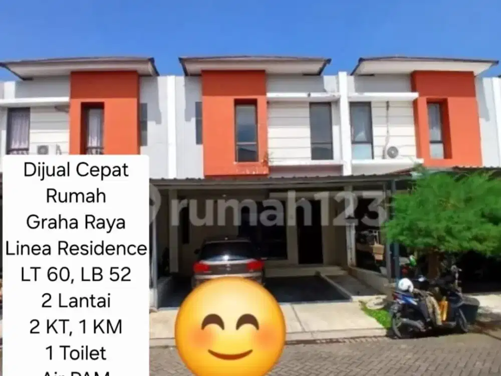 Dijual Cepat Rumah di Linea Residence, Graha Raya