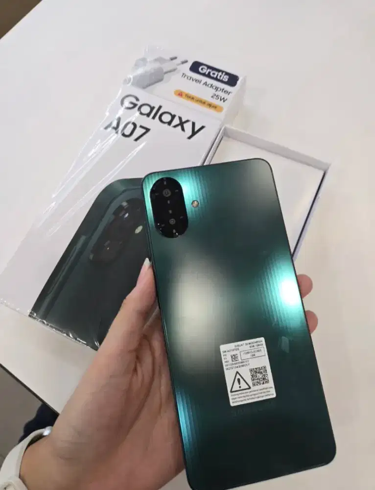 SAMSUNG A07 NEW RESMI FREE ADAPTOR