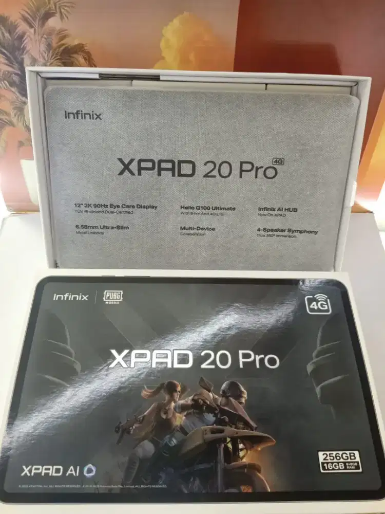 infinix Xpad 20 Pro 4G ram 8+8/256 celluler