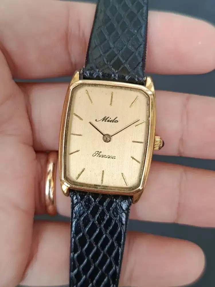 Jam tank mido manual wind original swissmade