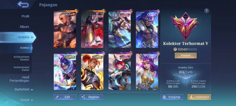 Akun Mobile legends
