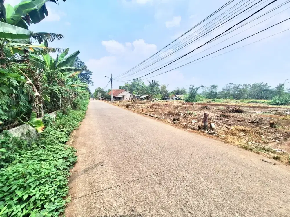 Tanah Dijual 10 Menit ke Stasiun Jatake, 1 Jt-an permeter