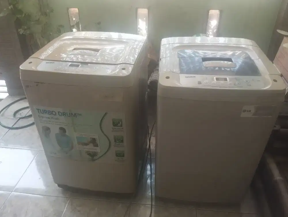 2 Unit Mesin Cuci LG 1 Tabung