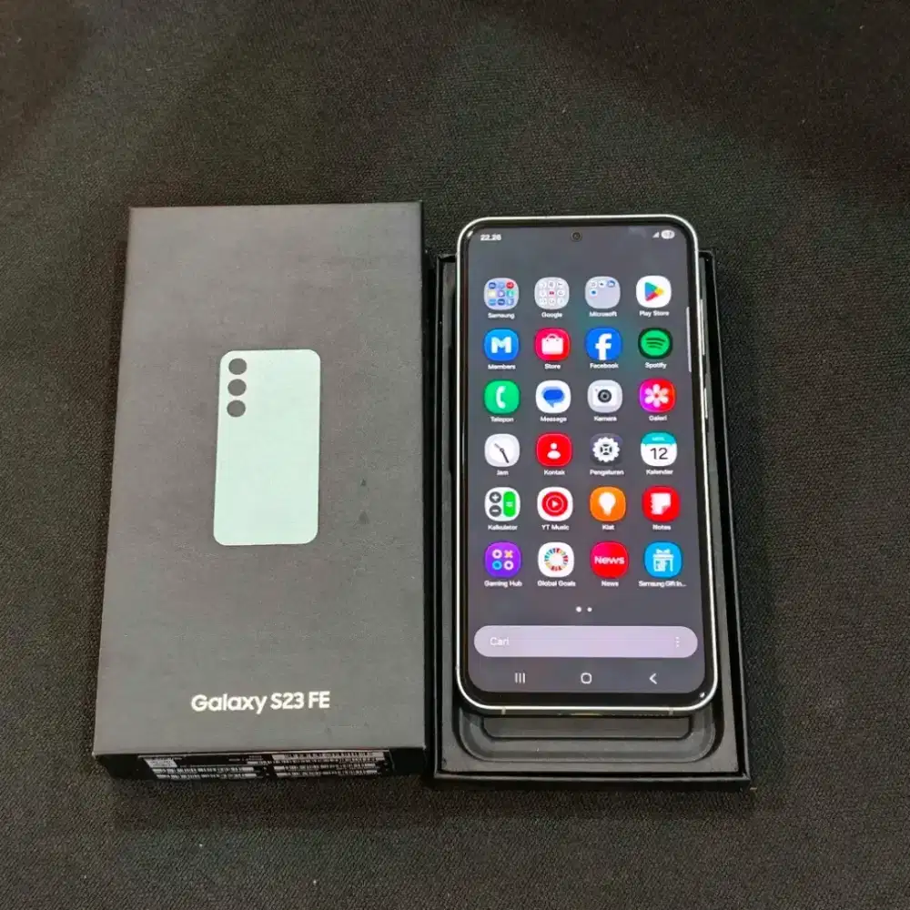 Samsung s23 fe Ram 8Gb/128Gb lengkap