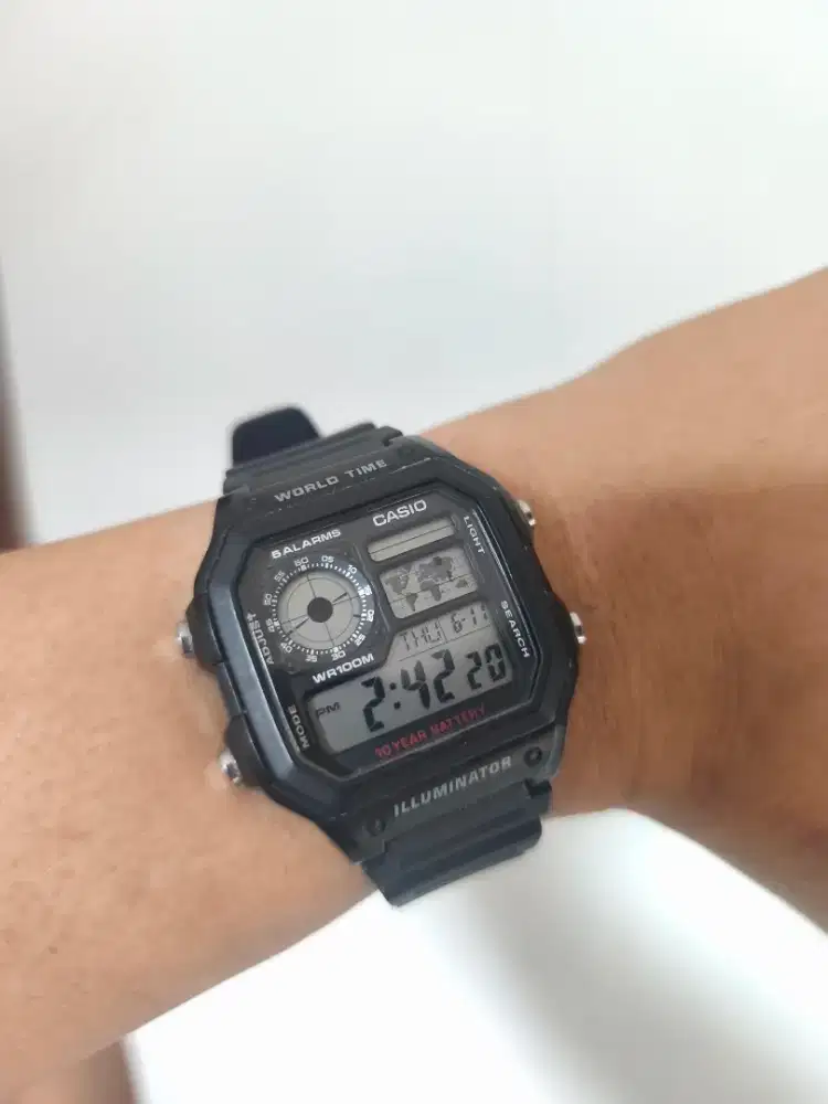 Jual Casio bekas seken AE-1200 masih bagus mulus lengkap..
