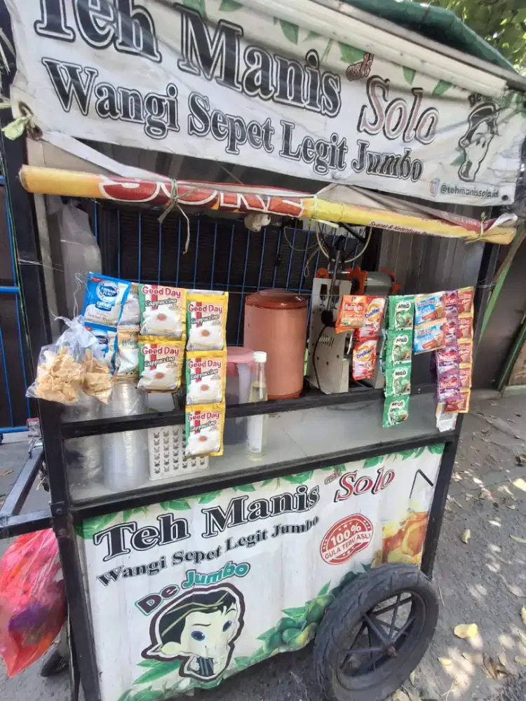 Jual gerobak es teh solo (second)