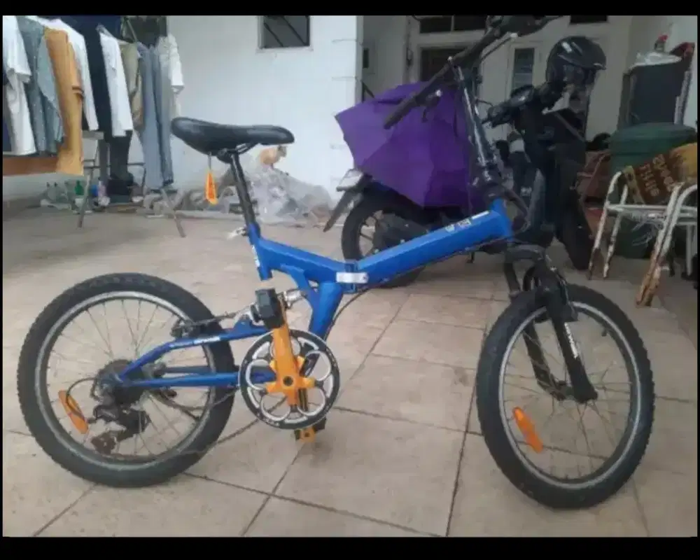 JUAL CEPAT SEPEDA LIPAT AIRWALK 20INC-7 SPEED WITH SUSPENSION