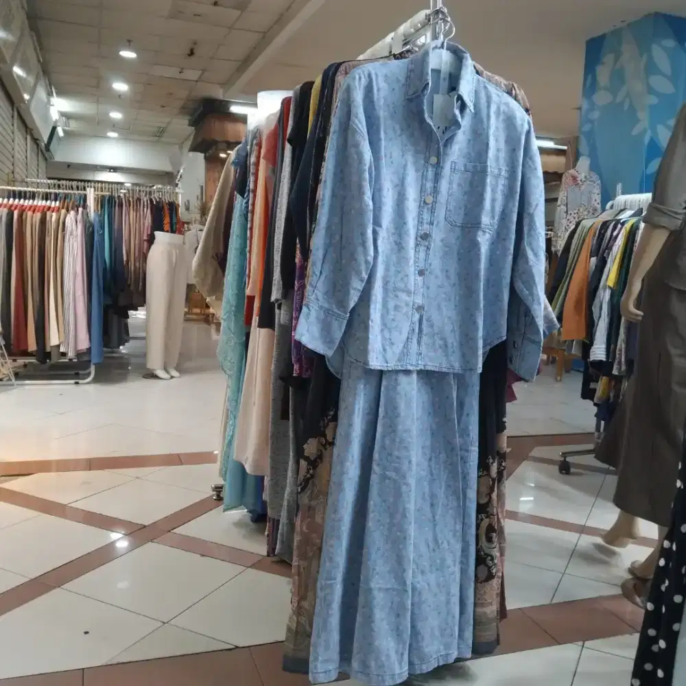 Di jual stelan celana bahan katun import