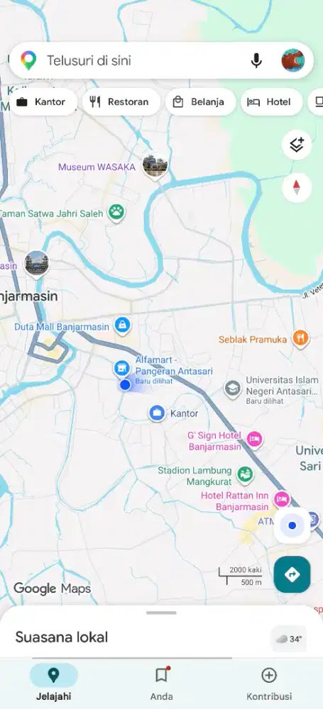 Kost wanita tengah kota Banjarmasin