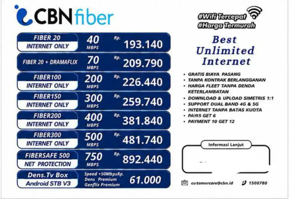 Internet cbn fiber