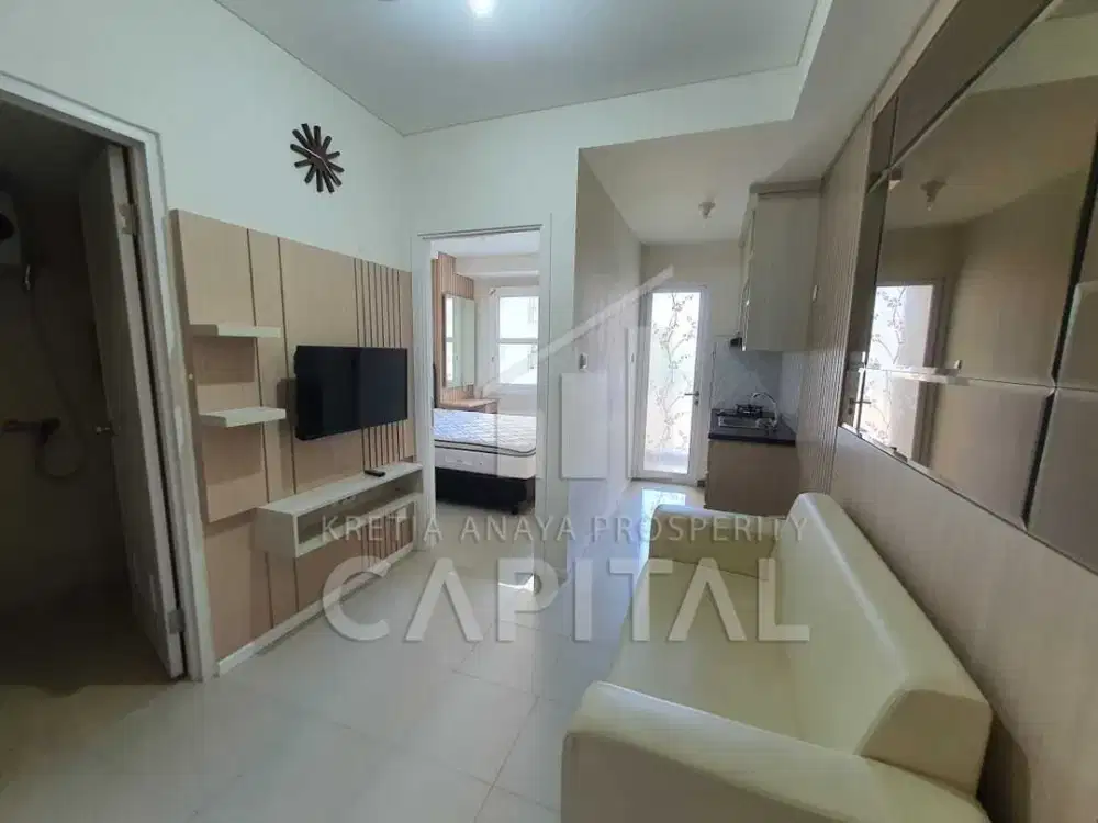 VIEW KOLAM NYAMAN DI APARTEMENT PARAHYANGAN RESIDENCE 1 BEDROOM