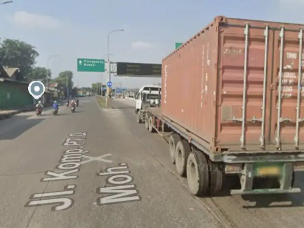Gudang pinggir jalan cakung cilincing raya depan pintu tol