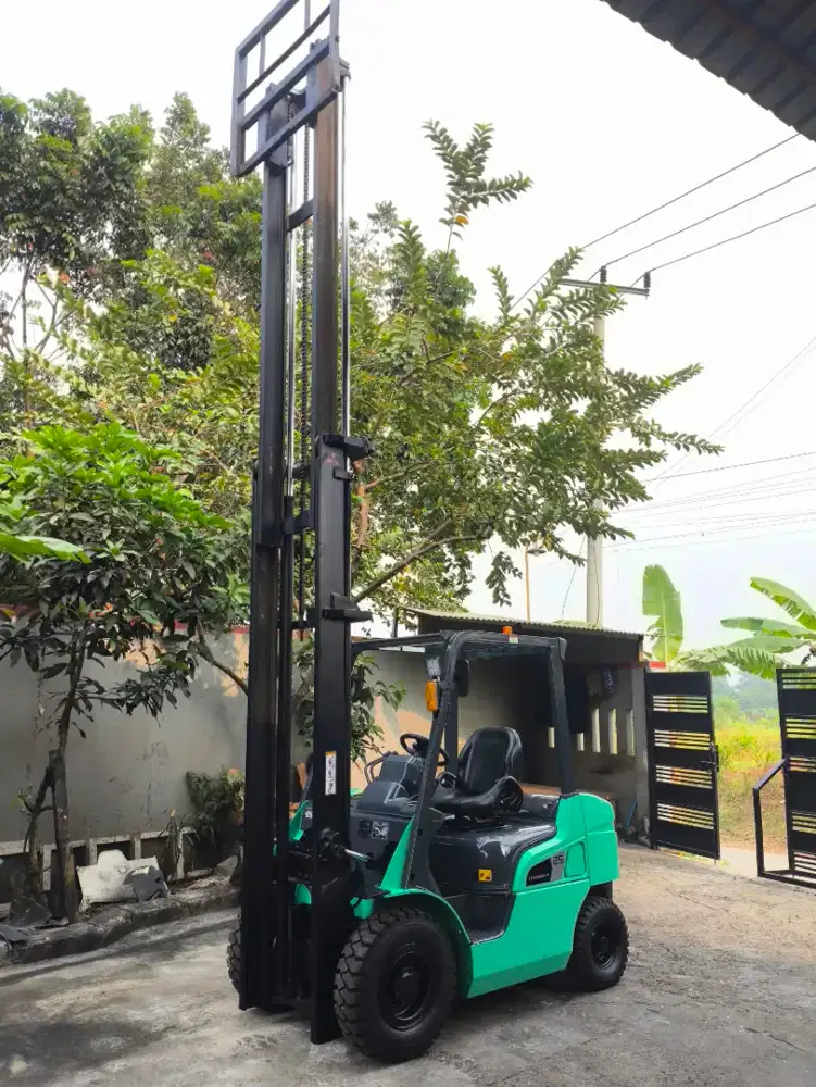 Forklift Mitsubishi 2,5 Ton,Manual,Tiang 5 Meter,Mesin S4S,Tahun 2019