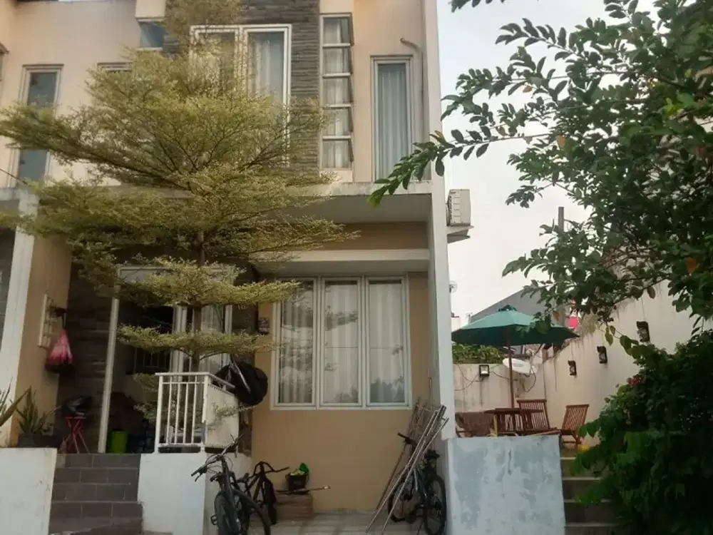 DI JUAL RUMAH DALAM CLUSTER EXTRA TAMAN DI PONDOK MELATI BEKASI