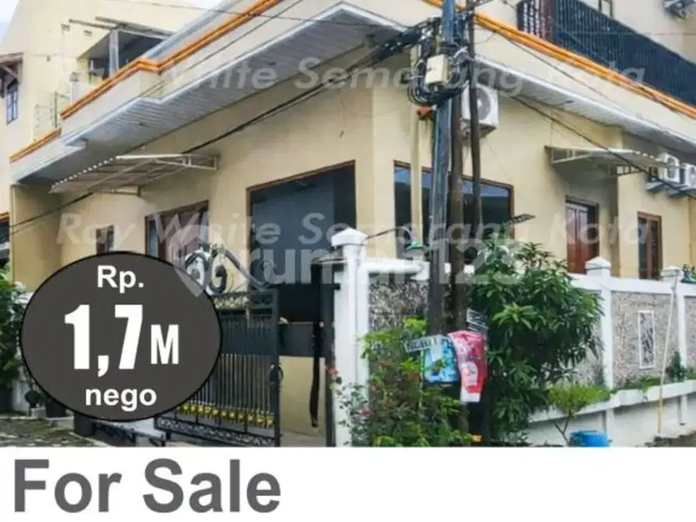 Rumah Dua Lantai Full Furnish Strategis di Semarang Utara A5135