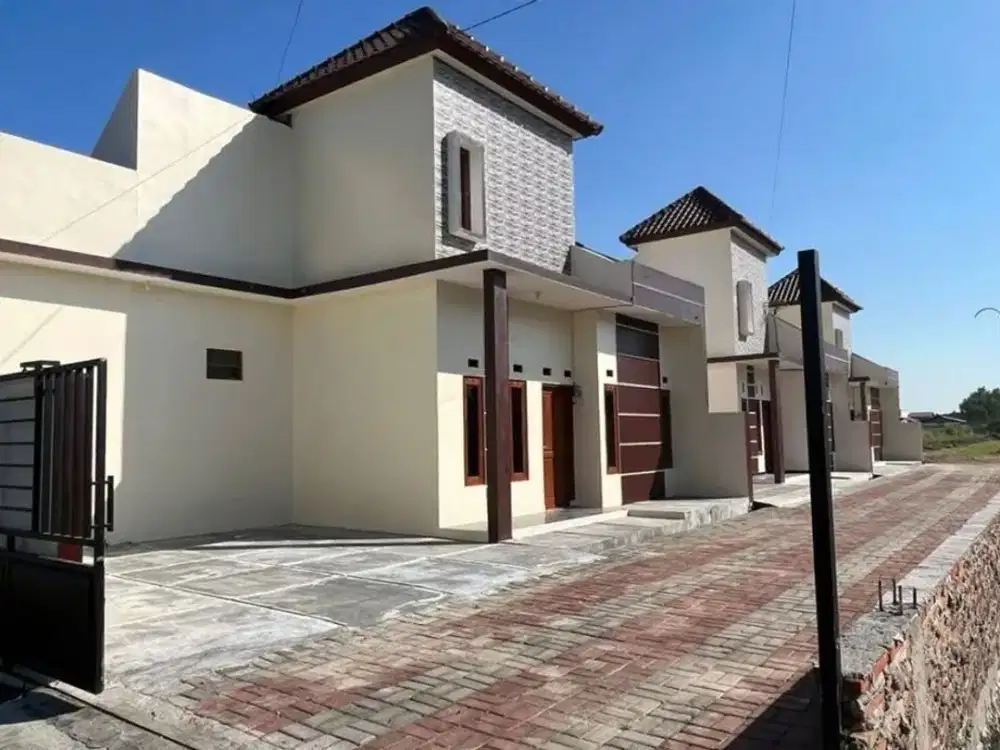 dijual cepat tinggal 2 unit rumah pesan bangun modern minimalis type 42/82 lokasi strategis di utara terminal kartasura