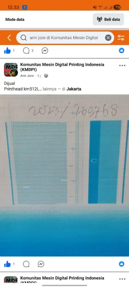 Dijual
Printhead km512I