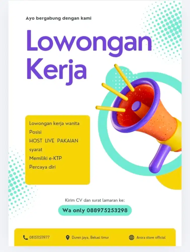 Lowongan kerja wanita