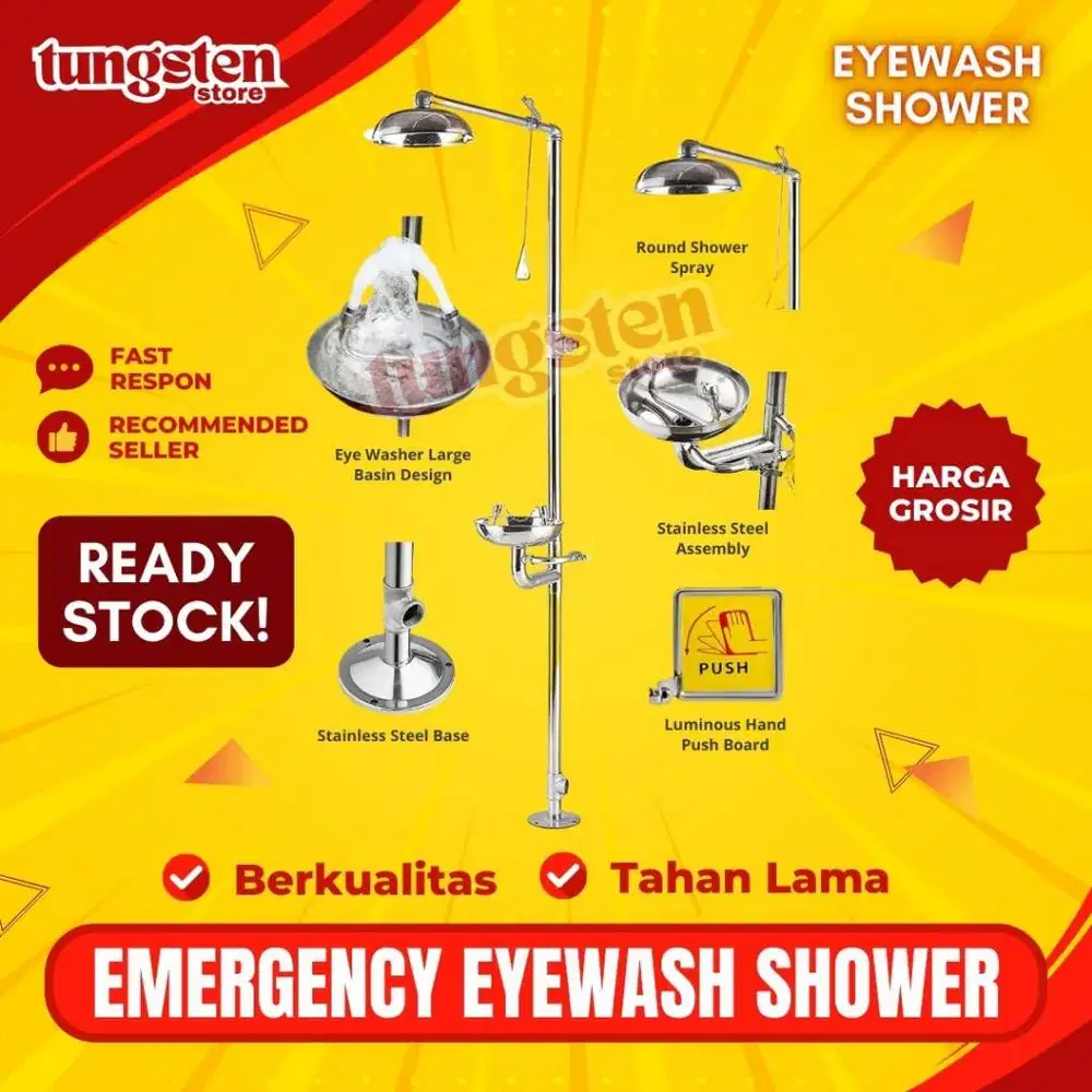 Emergency Eyewash Shower, Safety Shower Eyewash Station, Emergency Eye