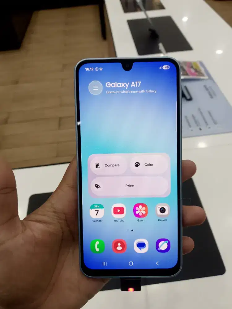 SAMSUNG A17 4G 8/128GB TANPA DP
