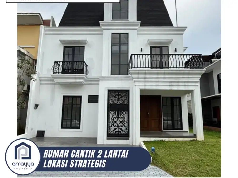 DIJUAL RUMAH CANTIK SIAP HUNI LOKASI STRATEGIS DI THE ICON BSD (HRB210)