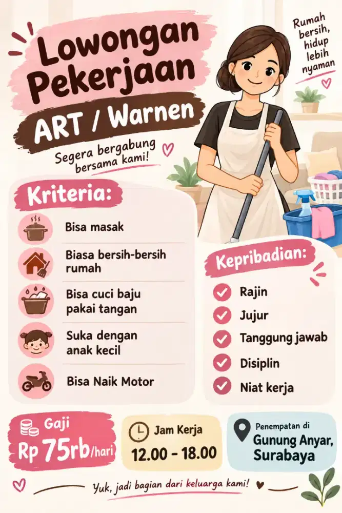 DiCari ART PP serabutan