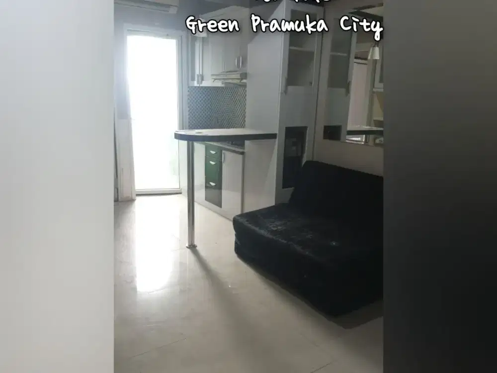Turun Harga , Fagio 2Br Furnish Cakep Upgrade lantai Granit Green Pramuka City
