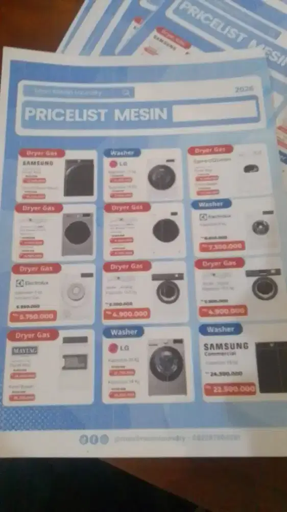 mesin cuci dan dryer