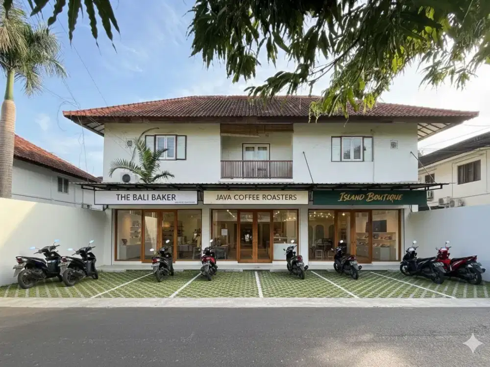 DISEWAKAN COMMERCIAL SPACE PREMIUM – BUMBAK, KEROBOKAN