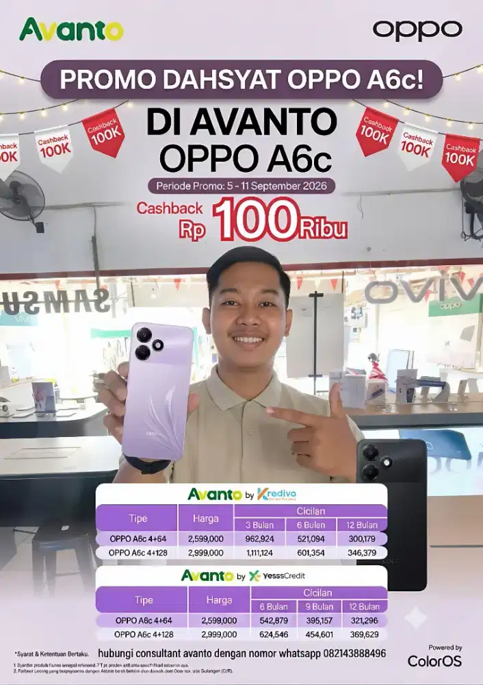 OPPO A6C | KREDIT HP OPPO TANPA DP