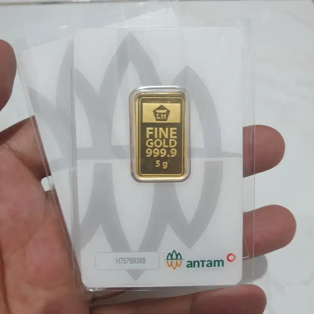 Emas Logam Mulia Antam 5 gram 2026 Surabaya Sidoarjo Gresik