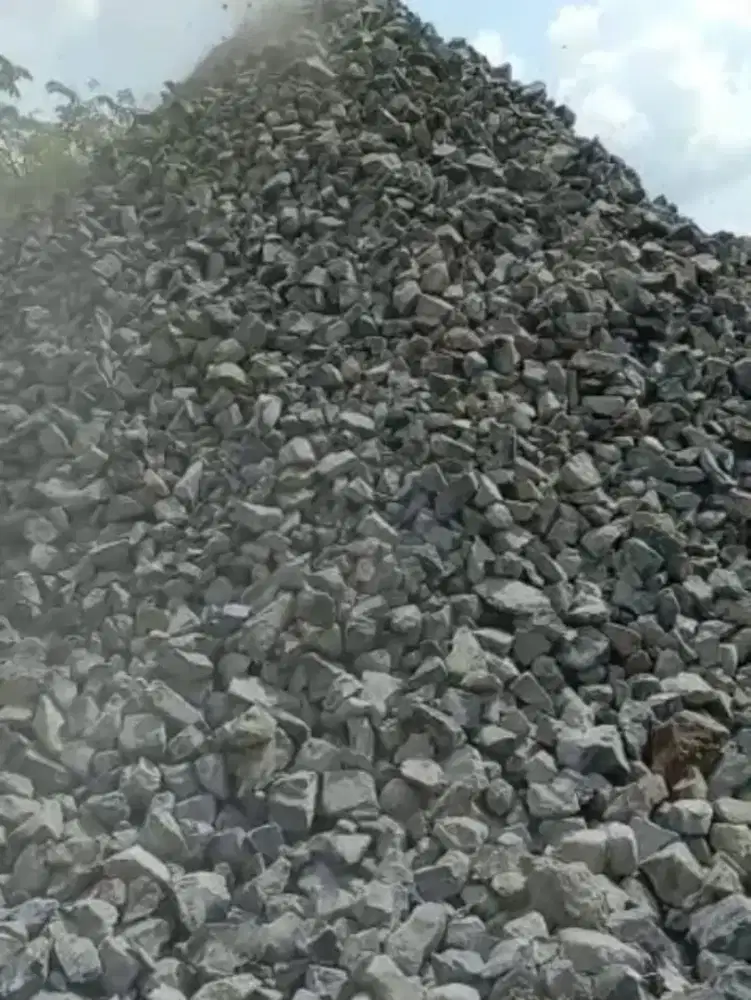 Material abu batu pasir cor hitam basecourse